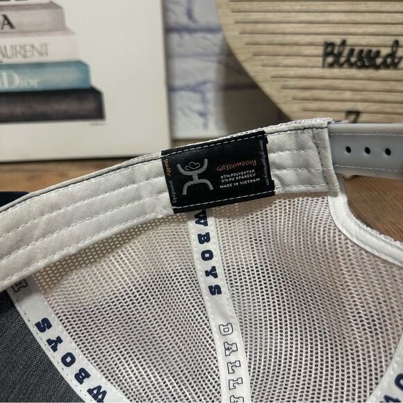 HOOEY DALLAS COWBOYS SNAPBACK HAT GREY W/GREY & NAVY STAR LOGO - Picture 8 of 8